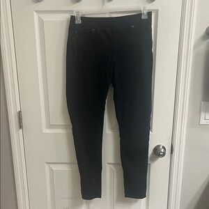 Essentials Black Pull-On Jeggings